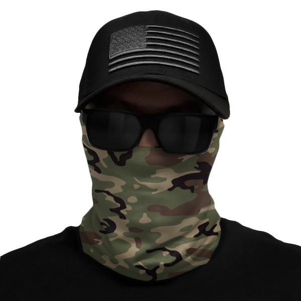 Army Camo Multi-Use Face Bandana For Cheap