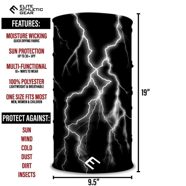 Lightning Multi-Use Face Bandana Fashion - Image 3