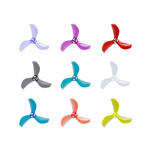 NewBeeDrone Azi (Tri Blade) Micro Propellers 31mm - 0.8mm Shaft (4CCW+4CW) Fashion