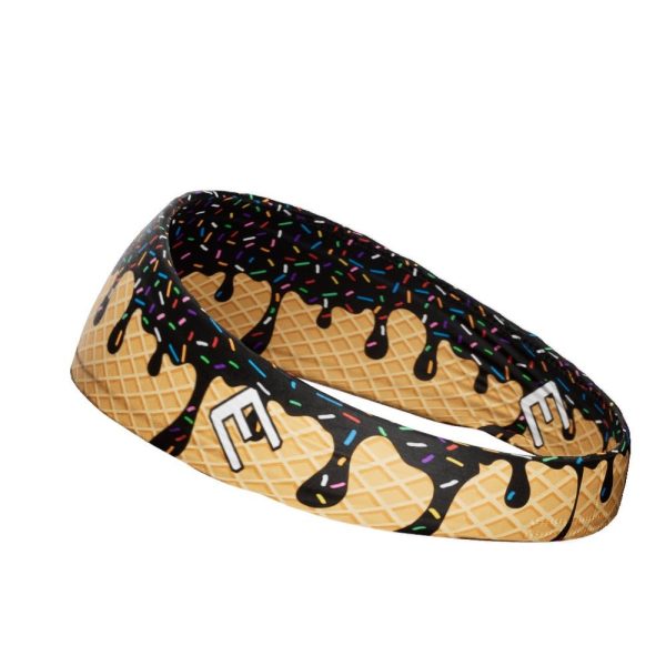 Black Ice Cream Headband For Cheap - Image 4