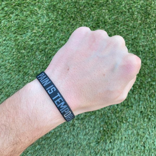 PAIN IS TEMPORARY Wristband For Cheap - Image 2