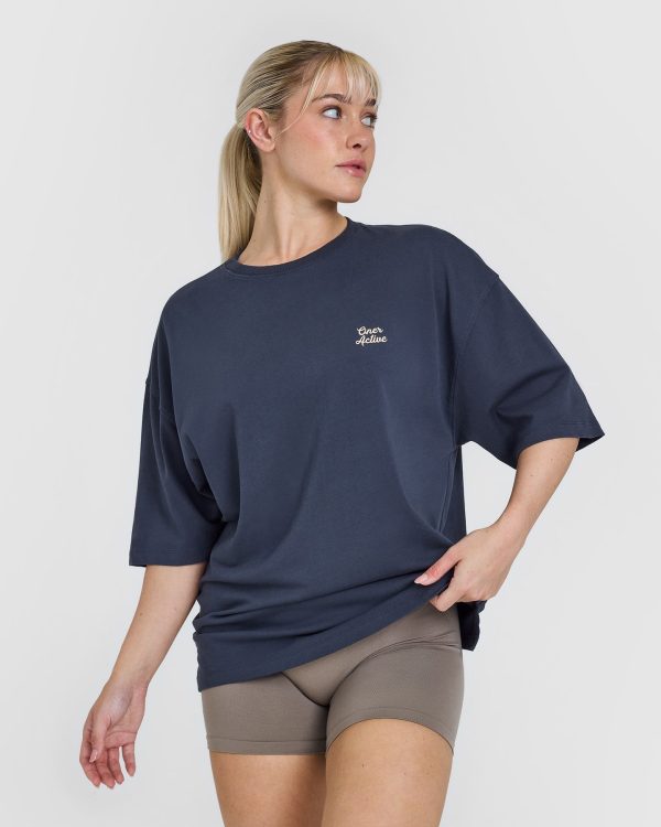 OA Graphic Washed T-Shirt | True Blue Online now