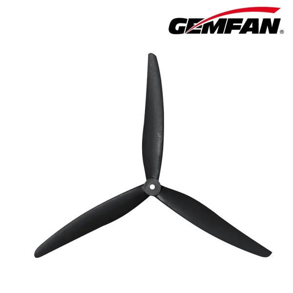Gemfan 1170-3 11  Glass Fiber Nylon Tri-Blade Cinelifter & Macro Quad Propellers - Black (1CW+1CCW) Online