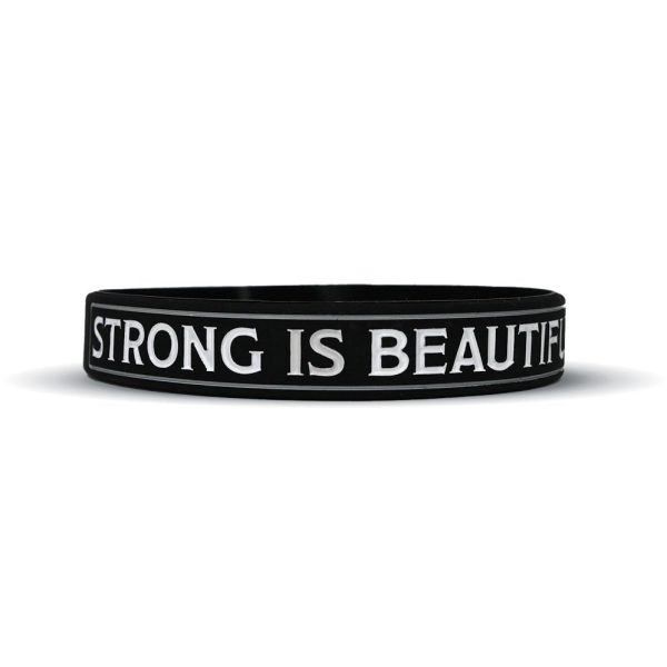 STRONG IS BEAUTIFUL Wristband For Sale