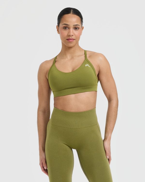Everyday Sports Bra | Olive Green Sale